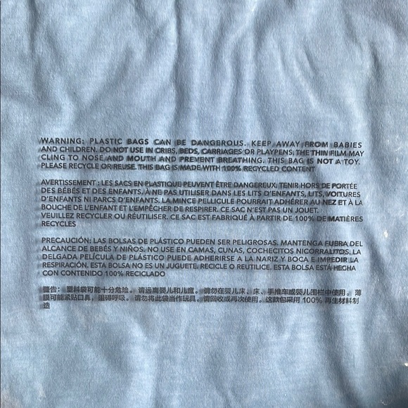 American Eagle Outfitters Blue Short Sleeve Tee - Picture 4 of 4